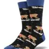 "Winter Reindeer" Men's Novelty Crew Socks by Socksmith