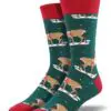 "Winter Reindeer" Men's Novelty Crew Socks by Socksmith