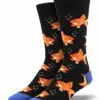 "Sofishticated" Goldfish Men's Novelty Crew Socks by Socksmith