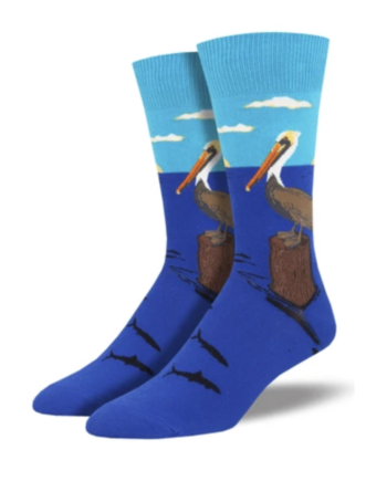 Birds eye view pelican men's crew socks