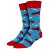 "Feeling Crabby" Men's Novelty Crew Socks by Socksmith