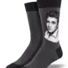 "Elvis Portrait" Men's Novelty Crew Socks by Socksmith