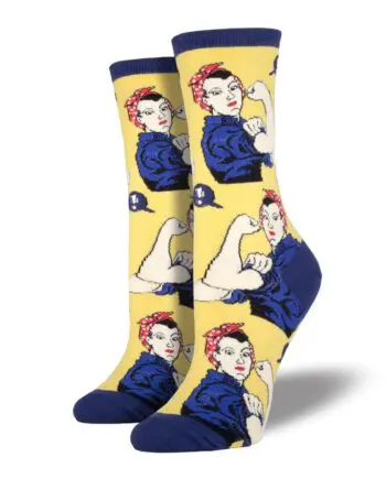 "Rosie" Women's Novelty Crew Socks by Socksmith