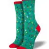 "Christmas Lights" Women's Novelty Crew Socks by Socksmith