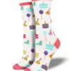 "Happy Birthday to You" Women's Novelty Crew Socks by Socksmith