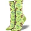 "Relaxed Rabbit" Women's Novelty Crew Socks by Socksmith