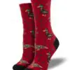 "Lucky Ducks" Women's Novelty Crew Socks by Socksmith