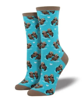 "Significant Otter" Women's Novelty Crew Socks by Socksmith