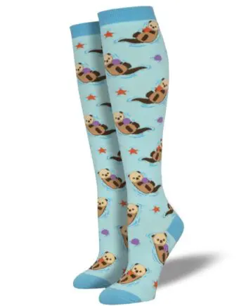 "Otter Spotter" Women's Knee High Socks by Socksmith