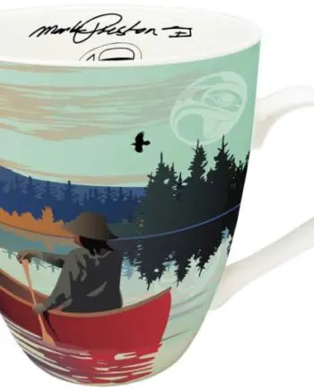 "Lone Canoe" 18 oz. Signature Mug by Artist Mark Preston