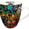 "Flowers And Butterflies" 18 oz. Signature Mug by Artist Betty Albert