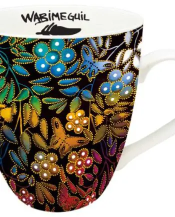 "Flowers And Butterflies" 18 oz. Signature Mug by Artist Betty Albert