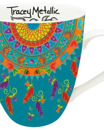 "High Spirits" 18 oz. Signature Mug by Artist Tracey Metallic