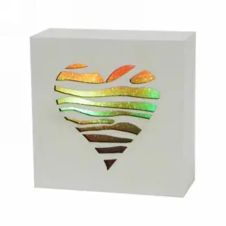 LED Heart Light Box