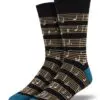 "Sheet Music" Women's Novelty Crew Socks