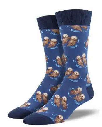 "Significant Otter" Men's Novelty Crew Socks