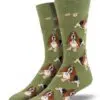 "Nothing But a Hound Dog" Men's Novelty Crew Socks