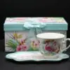 8 oz. Cup & Royal Saucer Bone China Set