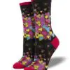 "Hearts" Laurel Burch Women's Novelty Crew Socks