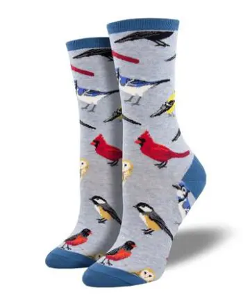 "Bird Is The Word" Women's Novelty Crew Socks