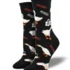 "Honk Honk" Women's Novelty Crew Socks Black