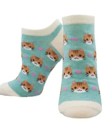 "Hearty Kitty" Women's Novelty Shorties (PED) Socks