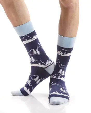 "Snow Day" Men's Novelty Crew Socks