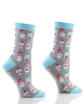 "Be My Gnome" Women's Novelty Crew Socks