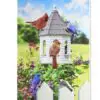 23.6" x 15.8" LED Birdhouse Wall Art Canvas Print with Timer