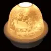 5" Winter Scenery Candle Dome Light with Candle Plate