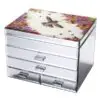 Spirit of Summer 12" x 9.25" Jewelry Box with 4 Tiers