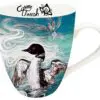 Loon with Dragonfly Art Mug by Indigenous Artist Carla Joseph