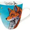 Happy Life Wolf Art Mug by Indigenous Artist Micqaela Jones