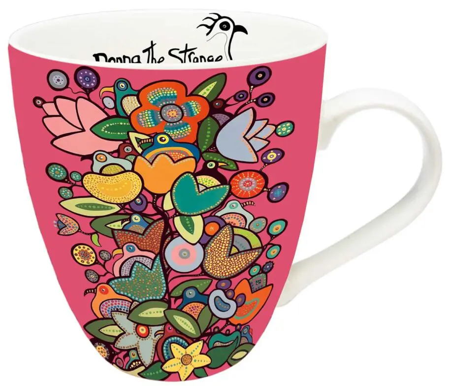 Tree of Life III Art Mug by Indigenous Artist Donna "The Strange" Langhorne