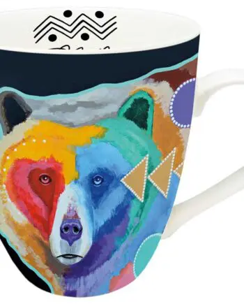 Just Thinking Art Mug by Indigenous Artist John Balloue