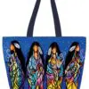 Bringing Good Medicine 20" x 15" Art Tote Bag by Indigenous Artist Jackie Traverse