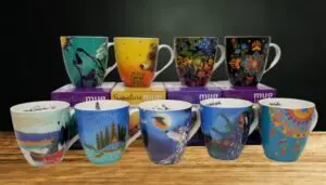 Indigenous 18 oz. Mugs Display