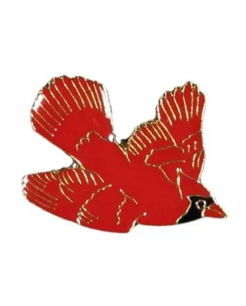 Cardinal in Flight Pin