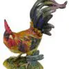 4.4" Rooster Crystal Studded Jewelry Trinket Box