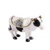 3.8" Dairy Cow Crystal Studded Jewelry Trinket Box