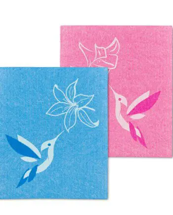 Hummingbird Amazing Swedish Dishcloth - Set of 2