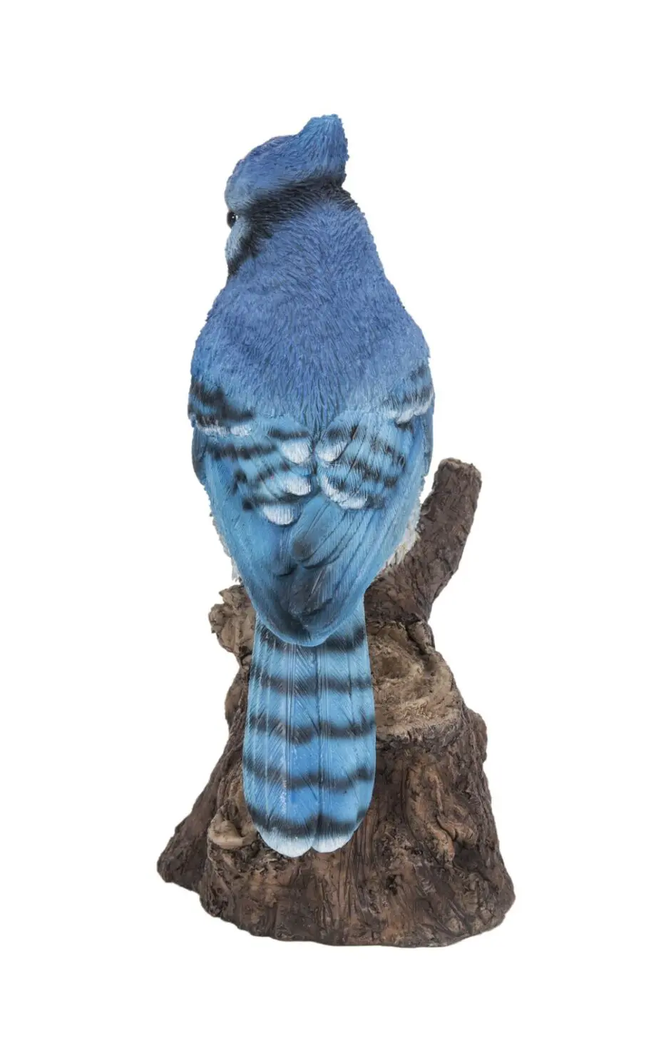 6.5" Motion Activated Singing Blue Jay on a Stump