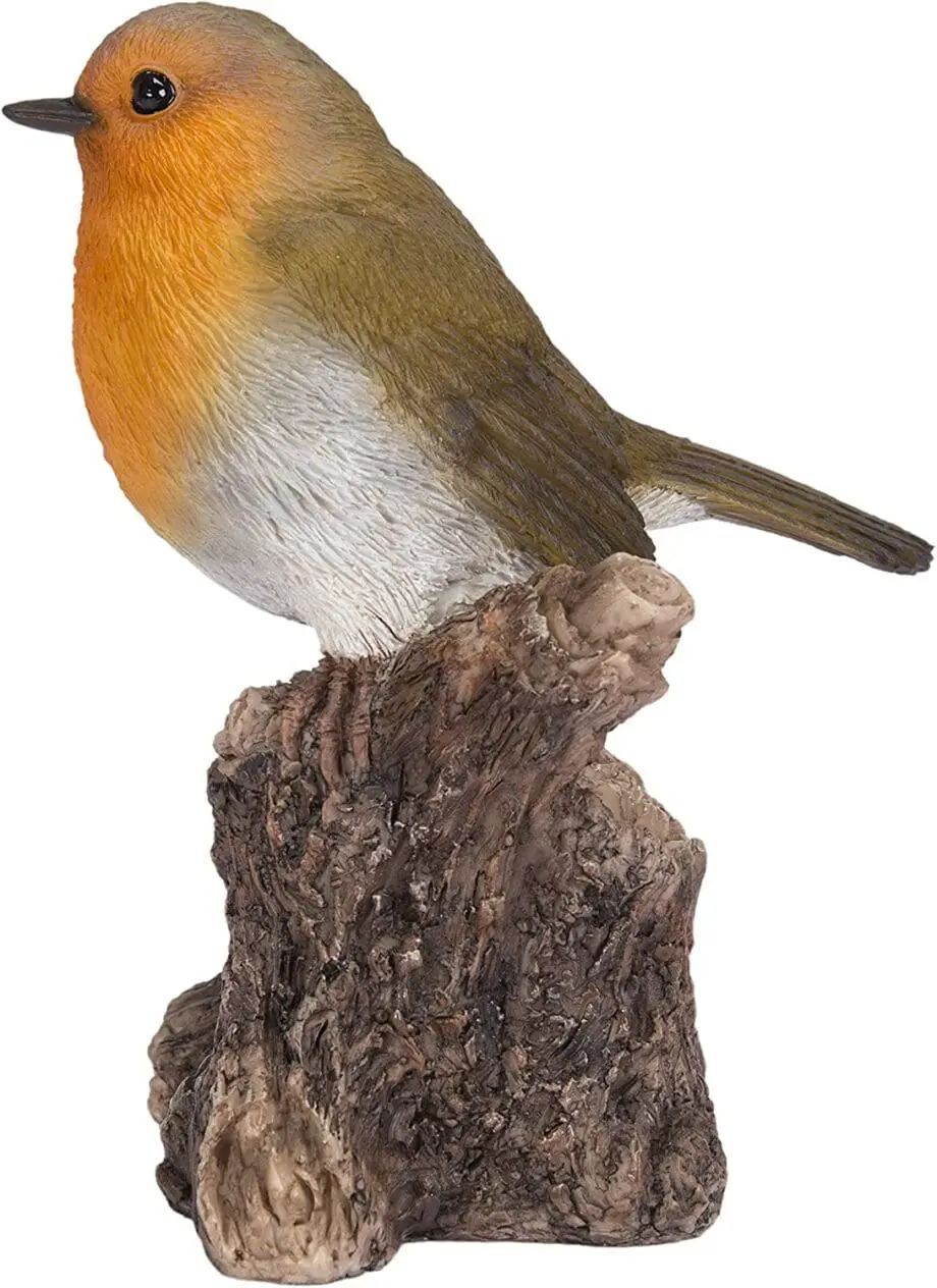 5" Robin Motion Activated Singing Figurine