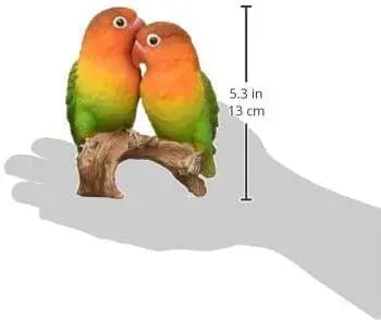 5" Lovebirds on a Branch Figurine