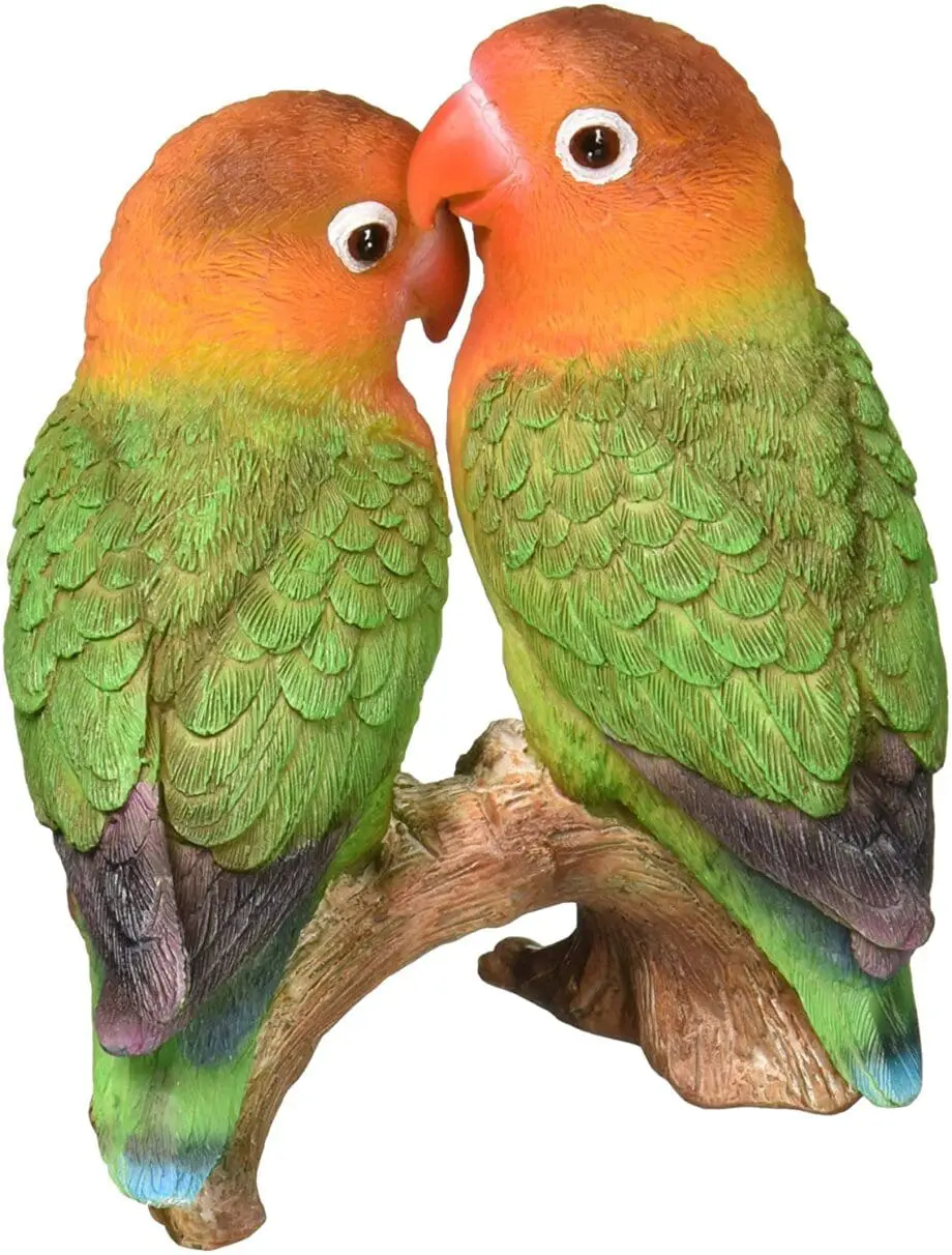 5" Lovebirds on a Branch Figurine