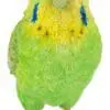 5" Green Budgerigar with Iron Foot