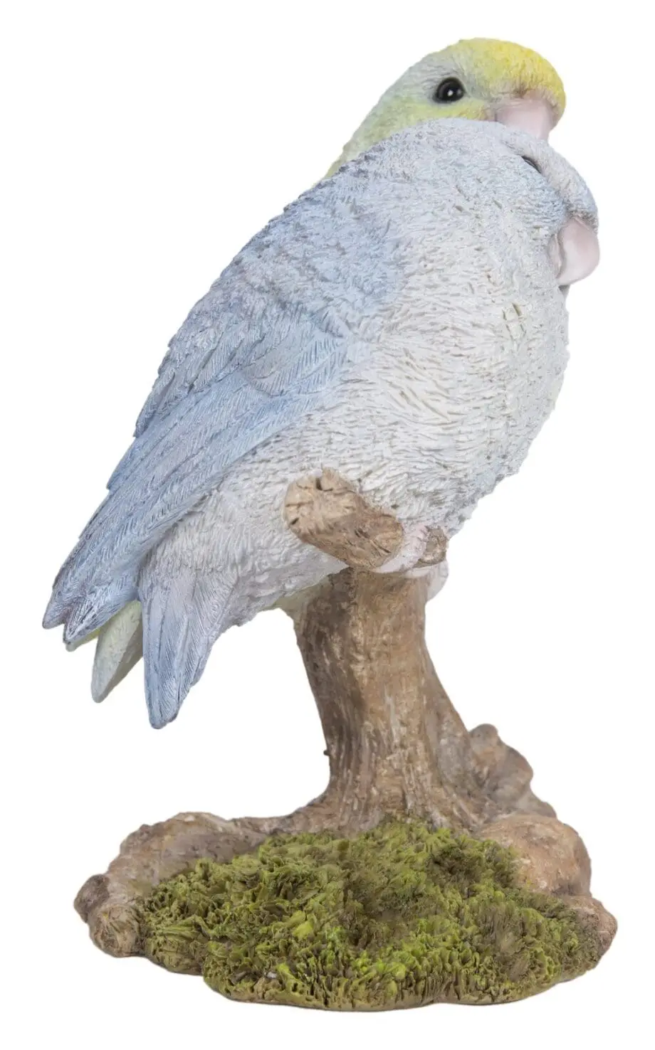 5.6" Pacific Parrotlets Pair on a Branch Figurine