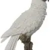 15" White Cockatoo on a Branch Figurine