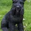 13" Black Schnauzer Sitting Figurine