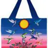 "Ancestors" 18" x 15" Reusable Art Shopping Bag by Artist Jeffrey Red George